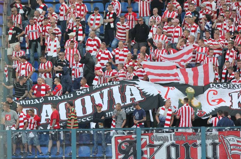 Football. T-Mobile Ekstraklasa. Wisla Krakow - Cracovia Krakow. 30.04.2012