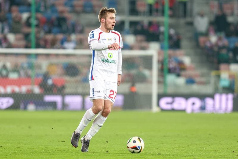 Football. PKO BP Ekstraklasa. Gornik Zabrze - Cracovia Krakow. 28.02.2025
