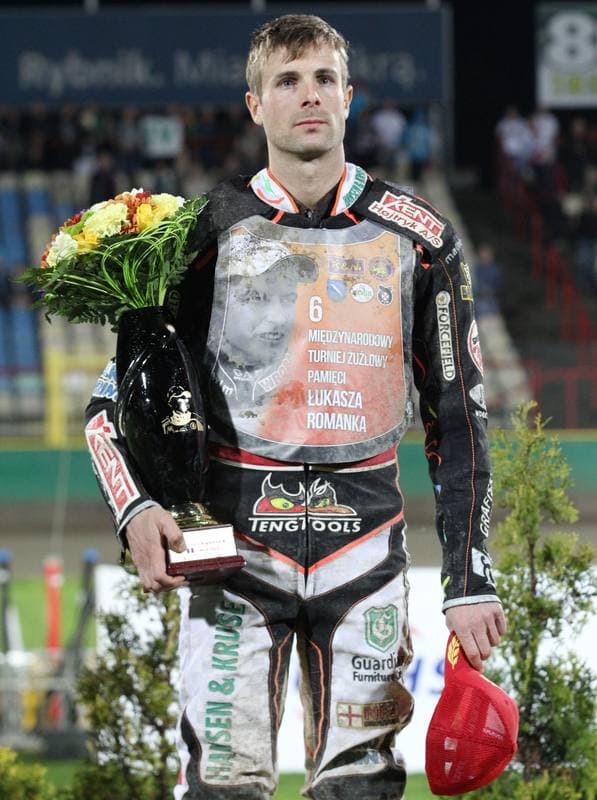 Speedway. VI Miedzynarodowy Turniej Pamieci Lukasza Romanka. Niels Kristian Iversen - Andreas Jonsson - Tomasz Gollob. 05.05.2012