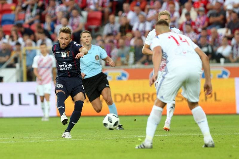 Football. Lotto Ekstraklasa. Gornik Zabrze - Pogon Szczecin. 31.08.2018