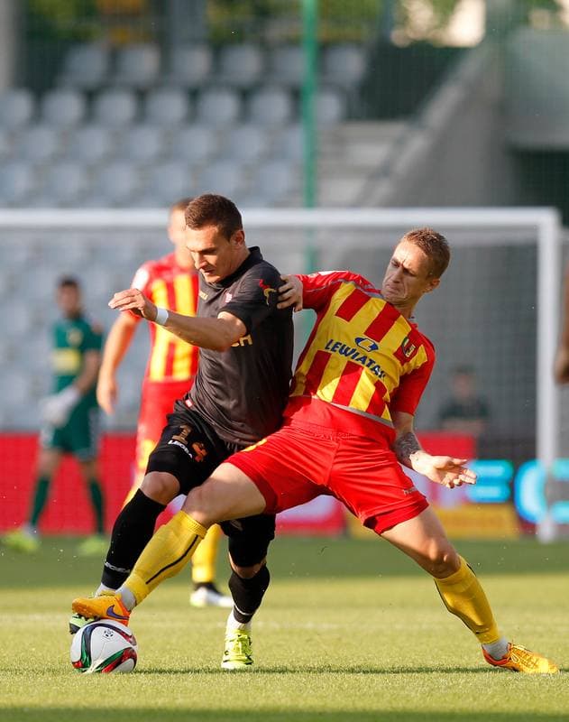 Football. PKO BP Ekstraklasa. Korona Kielce - Cracovia Krakow. 14.08.2015
