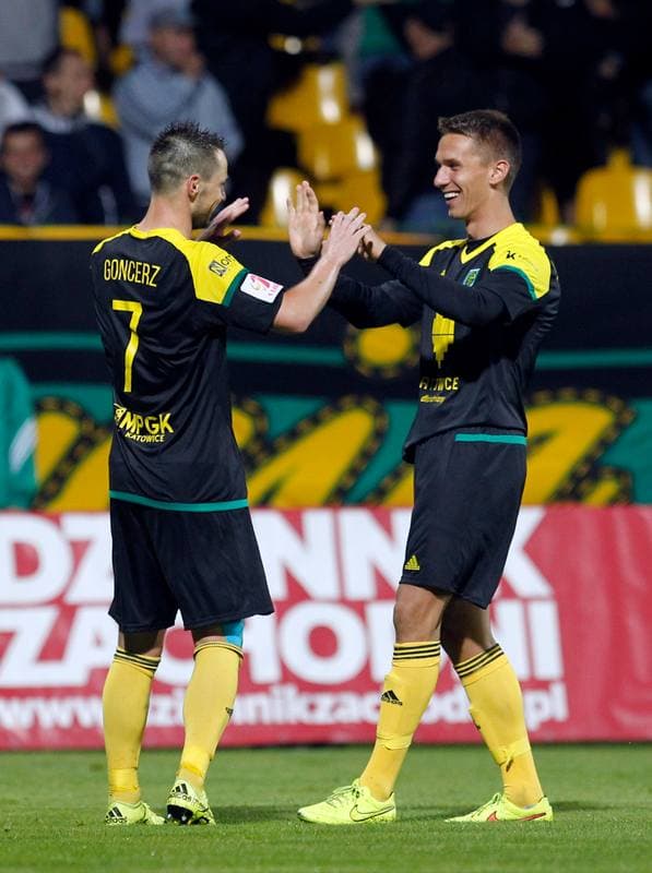 Football. Polish First League. GKS Katowice - MKS Kluczbork. 22.08.2015