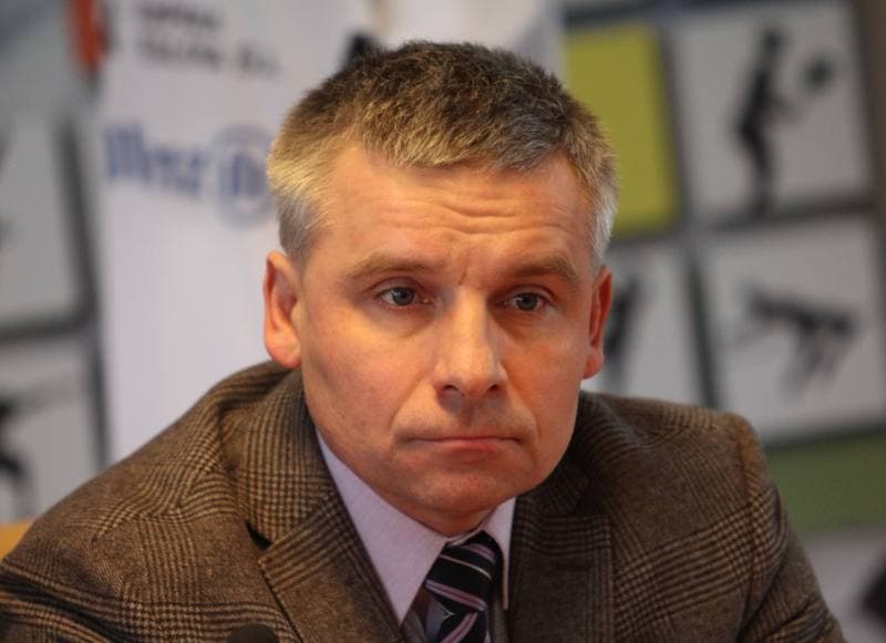 Football. Gornik Zabrze. Press Conference. 15.02.2012