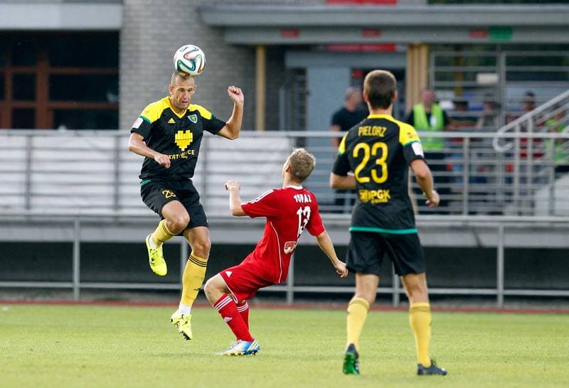 Football. I Liga. Pogon Siedlce - GKS Katowice. 27.08.2015