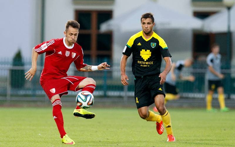 Football. I Liga. Pogon Siedlce - GKS Katowice. 27.08.2015