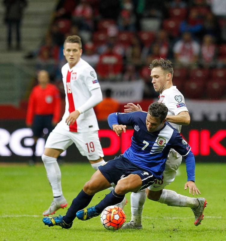 Football. UEFA Euro 2016 Qualifiers. Poland - Gibraltar. 07.09.2015