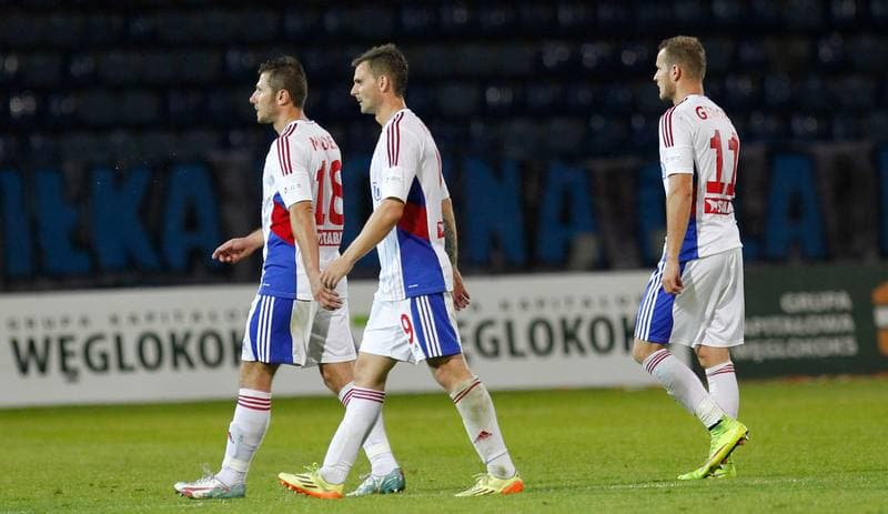 Football. T-Mobile Ekstraklasa. Ruch Chorzow - Gornik Zabrze. 04.10.2014