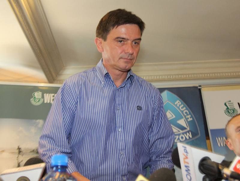 Football. Ruch Chorzow. Press Conference. 12.07.2012