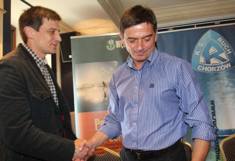 Football. Ruch Chorzow. Press Conference. 12.07.2012
