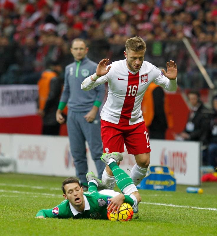 Football. UEFA Euro Qualifiers. Poland - Ireland. 11.10.2015