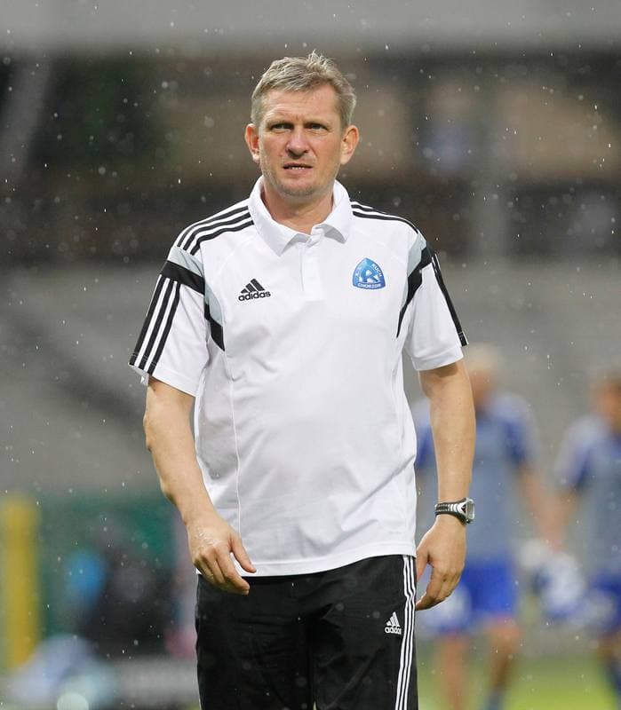 Football. T-Mobile Ekstraklasa. Podbeskidzie Bielsko Biala - Ruch Chorzow. 03.08.2014