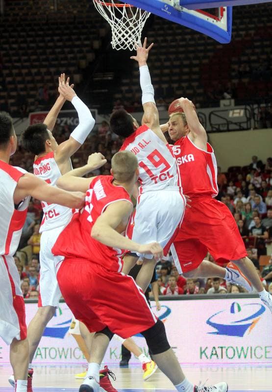 Basketball. Friendly Match. Poland - China. 21.07.2012
