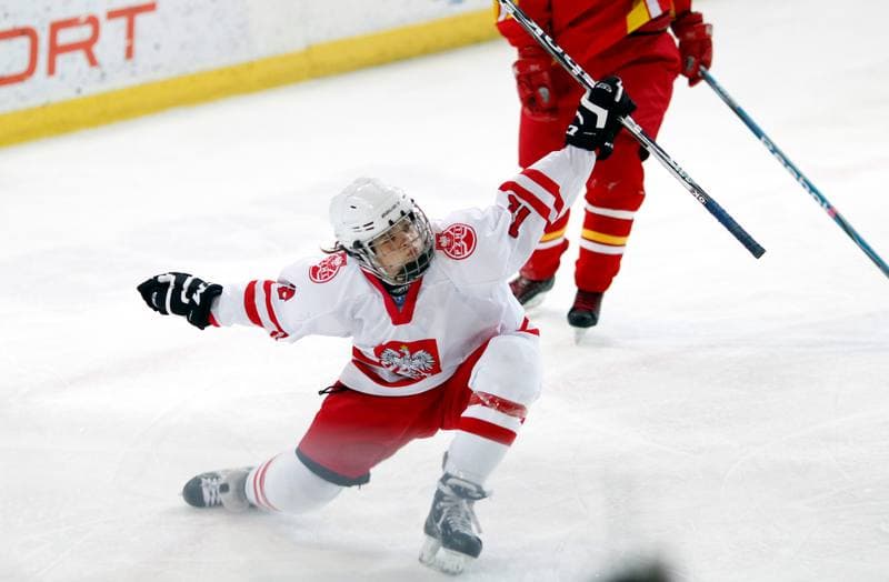 Ice Hockey. U18 Women's World Championship Division I. Poland - China. 22.01.2015