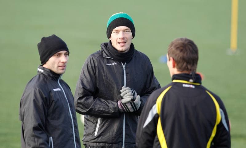 Football. GKS Katowice. Training. 19.01.2015