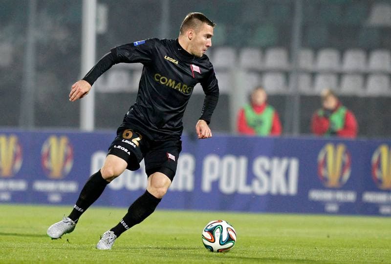 Football. Polish Cup. Zaglebie Sosnowiec - Cracovia Krakow. 27.10.2015