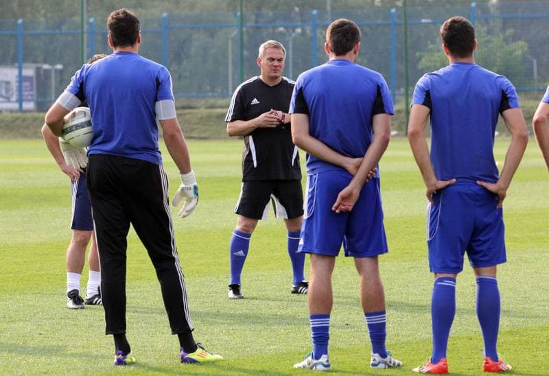 Football. Ruch Chorzow. Training. 05.09.2012
