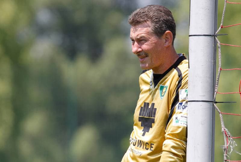 Football. GKS Katowice. Press Conference. 07.06.2015