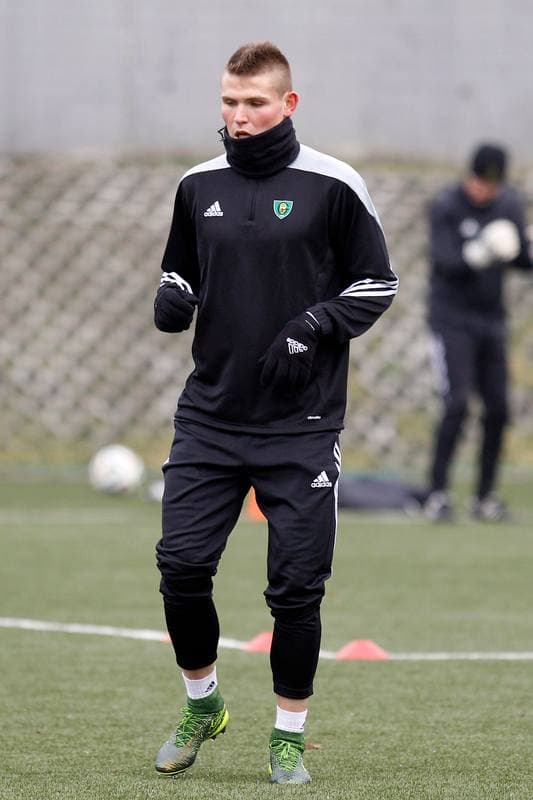 Football. GKS Katowice. Training. 11.01.2016