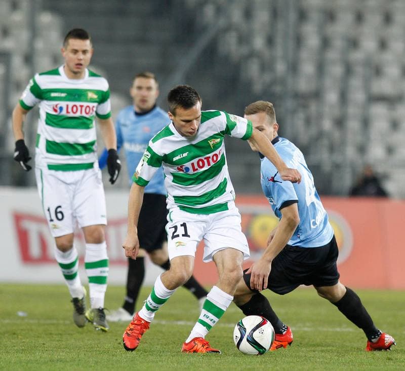 Football. T-Mobile Ekstraklasa. Cracovia Krakow - Lechia Gdansk. 04.12.2013