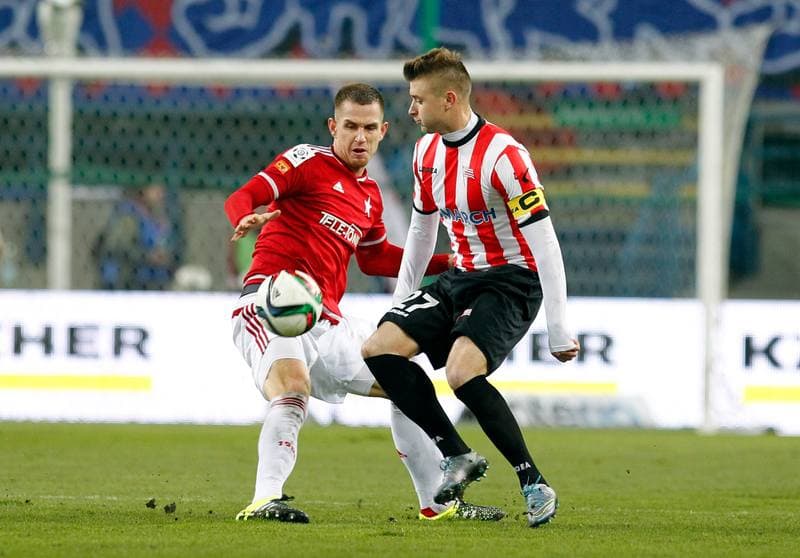 Football. PKO BP Ekstraklasa. Wisla Krakow - Cracovia Krakow. 29.11.2015