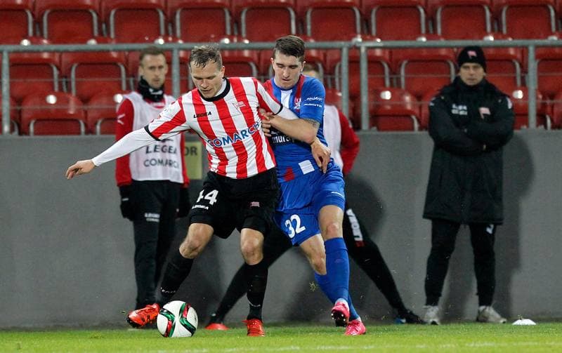 Football. PKO BP Ekstraklasa. Cracovia Krakow - Podbeskidzie Bielsko Biala. 02.12.2015