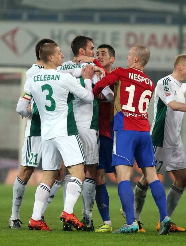 Football. PKO BP Ekstraklasa. Piast Gliwice - Slask Wroclaw. 08.03.2016
