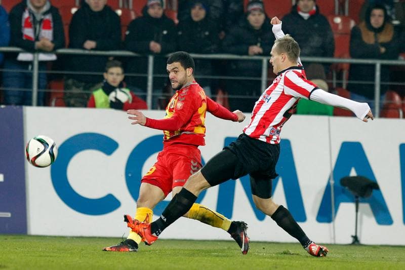 Football. T-Mobile Ekstraklasa. Cracovia Krakow - Korona Kielce. 22.05.2015