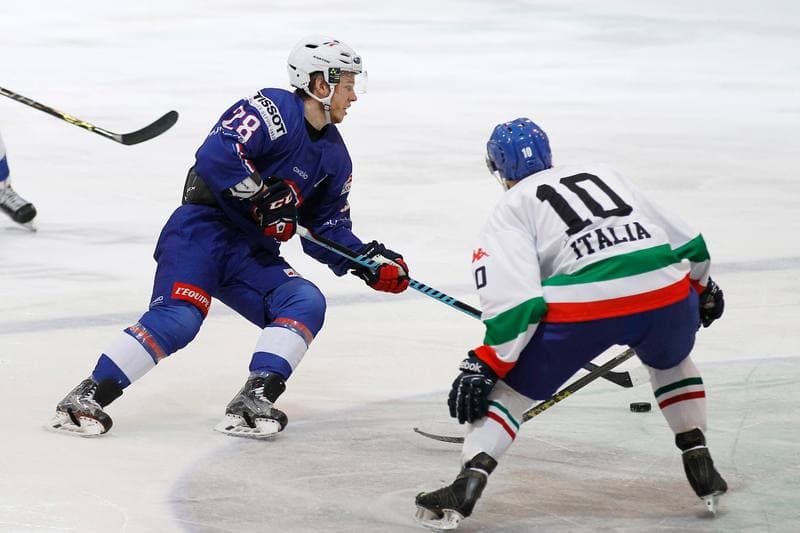 Ice Hockey. EIHC. France - Italy. 18.12.2015