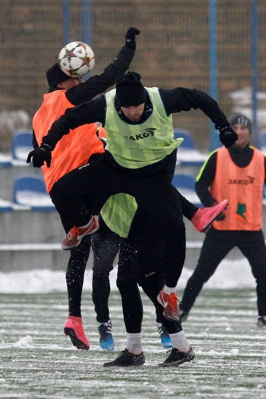 Football. Rozwoj Katowice. Training. 05.01.2016