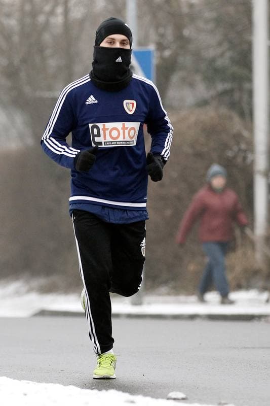 Football. Piast Gliwice. Training. 07.01.2016