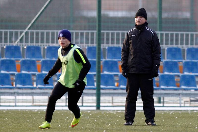 Football. Rozwoj Katowice. Training. 19.01.2016