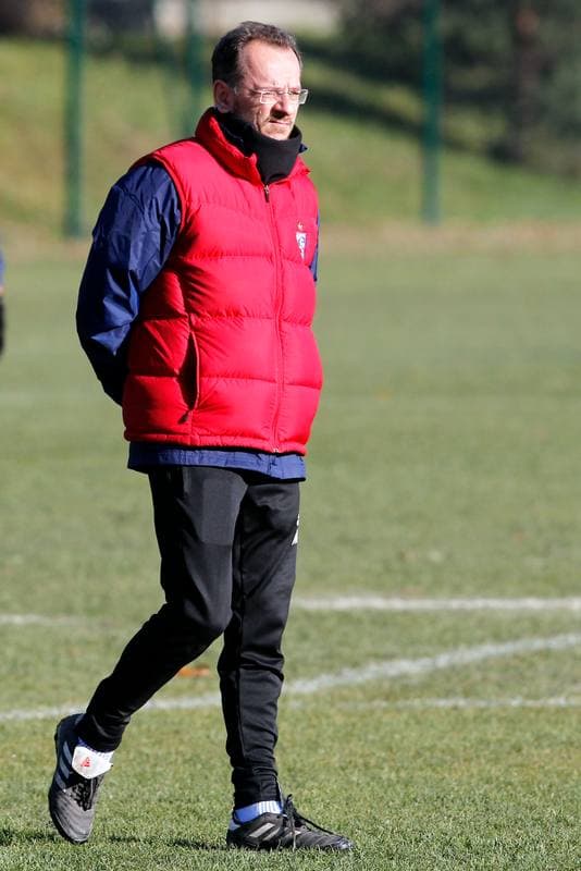 Football. Gornik Zabrze. Training. 23.11.2017