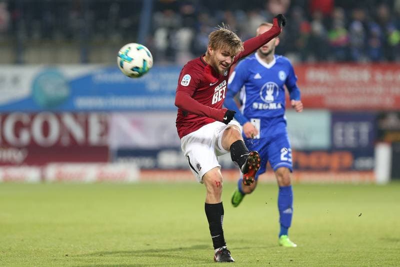 Football. Het Liga. Sigma Olomouc - Sparta Prague. 26.11.2017