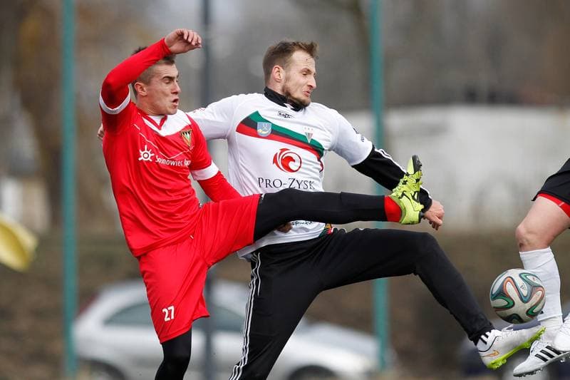 Football. Sparing. Zaglebie Sosnowiec - GKS Tychy. 27.01.2016