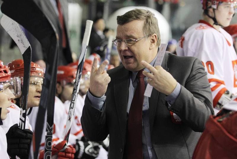 Ice Hockey. Poland national team. Press Conference. 06.02.2013