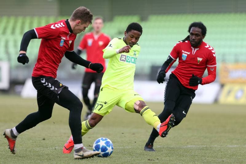 Football. Sparing. MFK Karvina - GKS Tychy. 01.02.2019