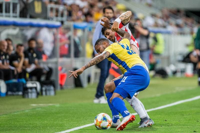 Football. UEFA Europa League. DAC 1904 Dunajska Streda - Cracovia Krakow. 11.07.2019