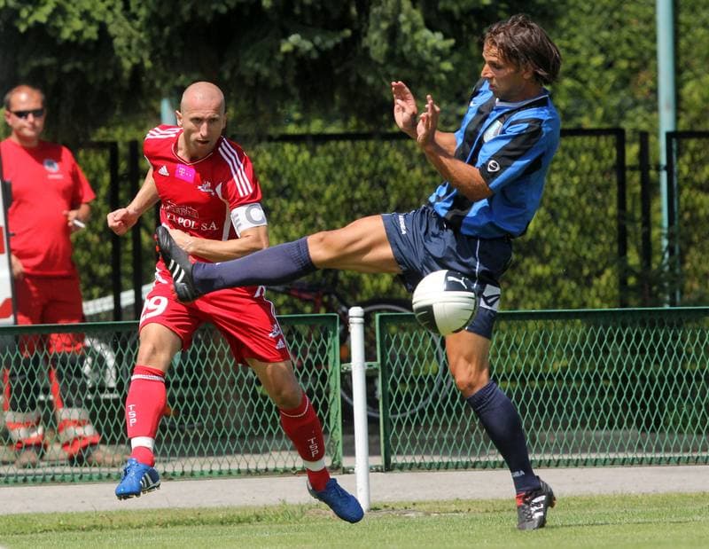 Football. Sparing. Podbeskidzie Bielsko-Biala - MFK Dolny Kubin. 11.07.2012