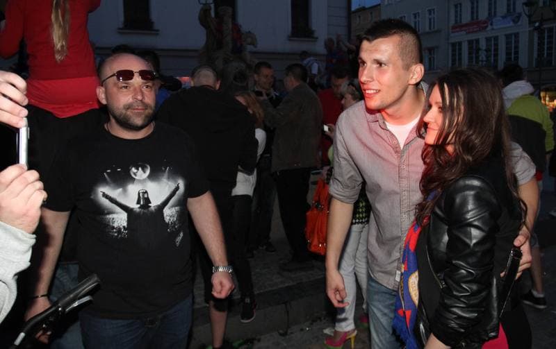 Football. Piast Gliwice. Celebration. 02.06.2013