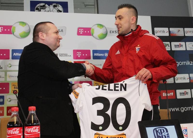 Football. Gornik Zabrze. Press Conference. 28.02.2013