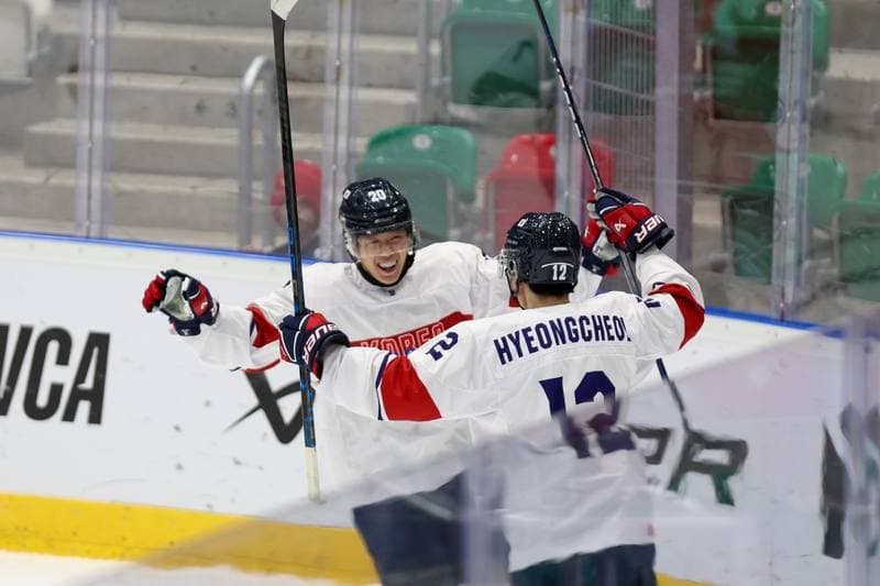 Ice Hockey. Olympic Qualification. Korea - Poland. 11.02.2024