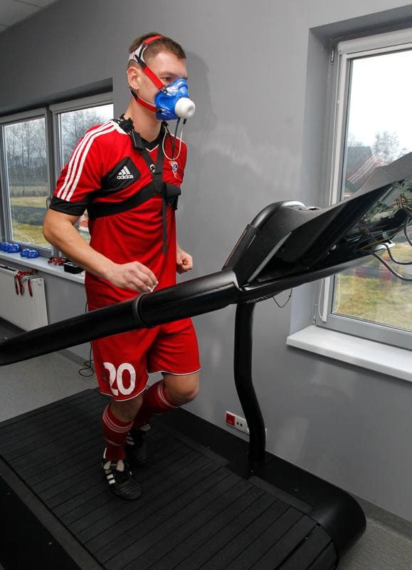 Football. Gornik Zabrze. Training. 07.01.2014