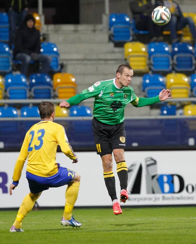 Football. I Liga. Arka Gdynia - GKS Katowice. 16.11.2014