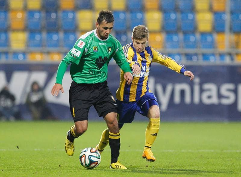 Football. I Liga. Arka Gdynia - GKS Katowice. 16.11.2014