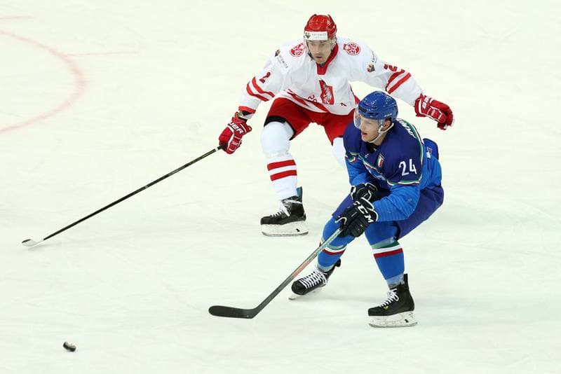 Ice Hockey. World Championship Division 1A. Italy - Poland. 23.04.2016