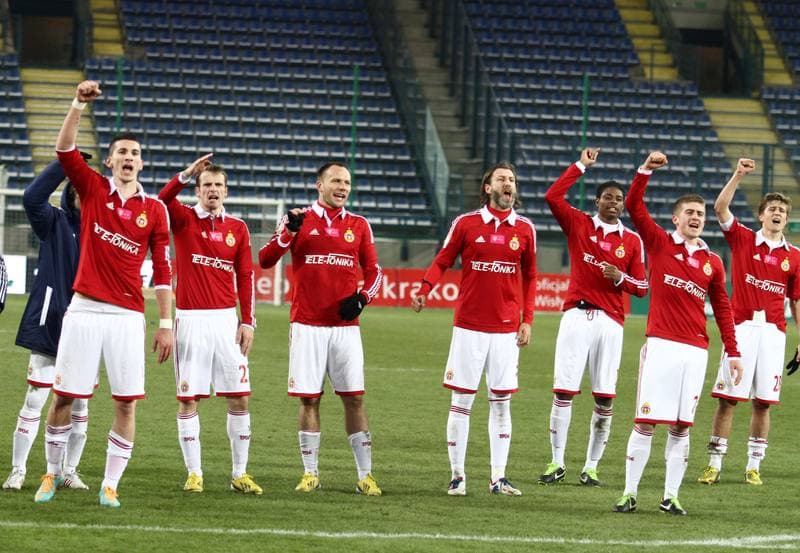 Football. T-mobile Ekstraklasa. Wisla Krakow - Pogon Szczecin. 17.03.2013