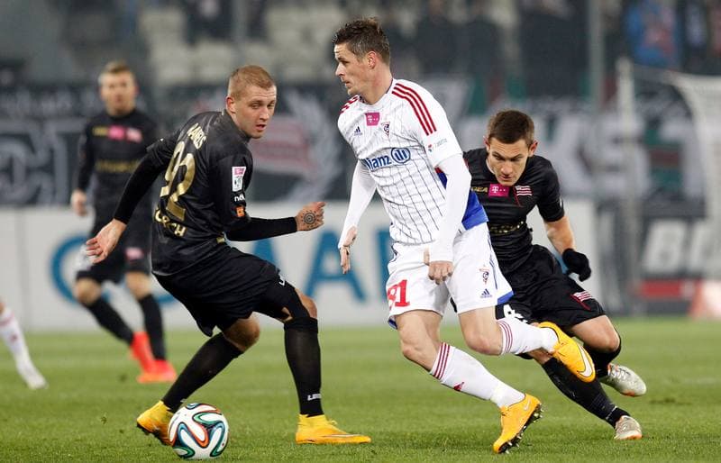 Football. T-Mobile Ekstraklasa. Cracovia Krakow - Gornik Zabrze. 24.11.2014