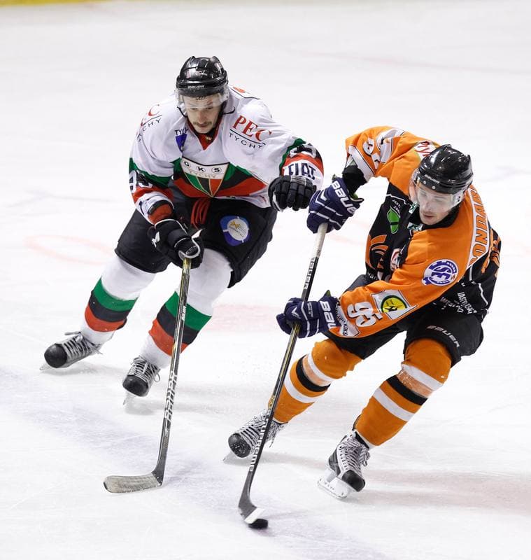 Ice Hockey. Polska Hokej Liga. GKS Tychy - JKH GKS Jastrzebie. 30.11.2014