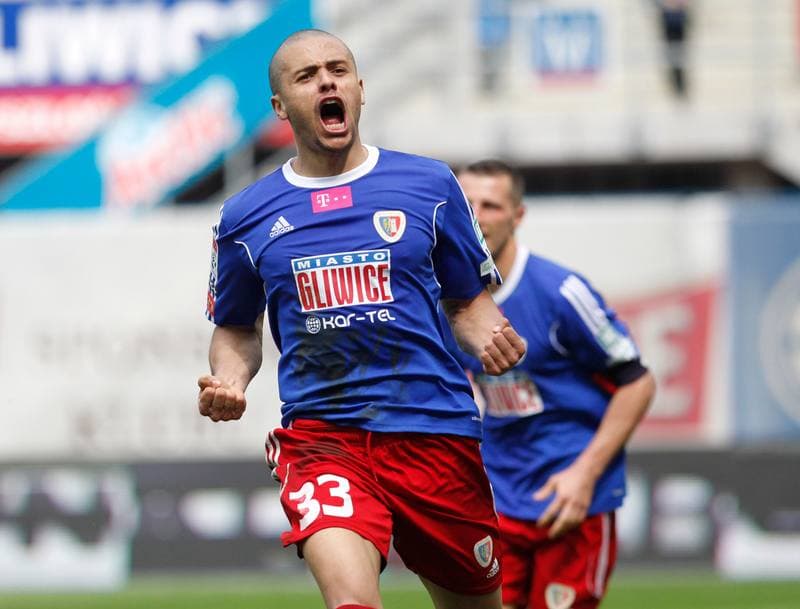 Football. T-Mobile Ekstraklasa. Piast Gliwice - Podbeskidzie Bielsko Biala. 24.05.2015