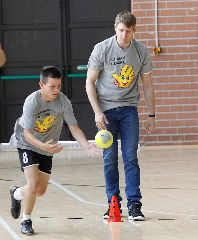 Handball. Poland national team. Training. 17.06.2015